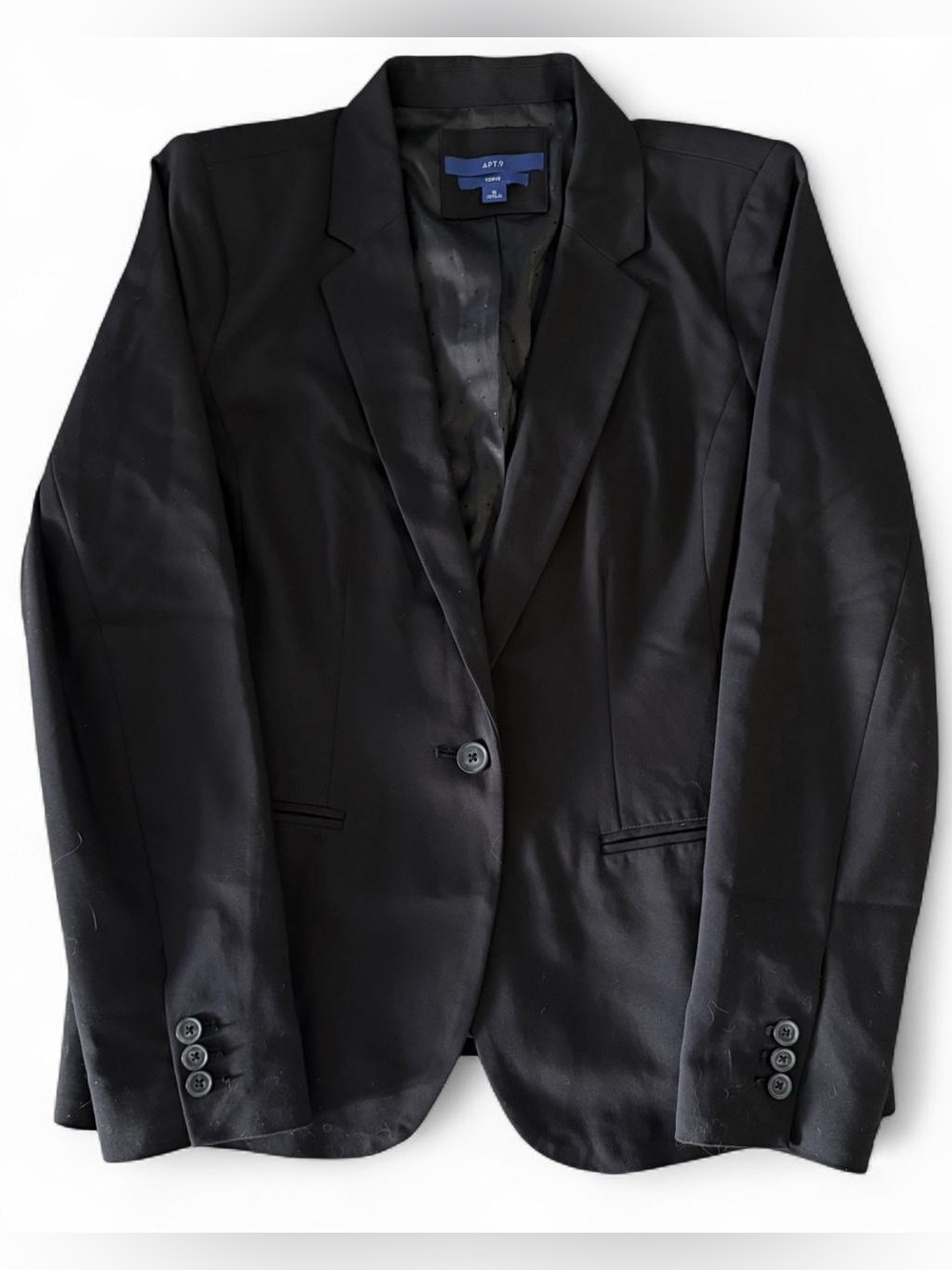 Apt. 9 Torie Black blazer professional business minimalist classic traditional